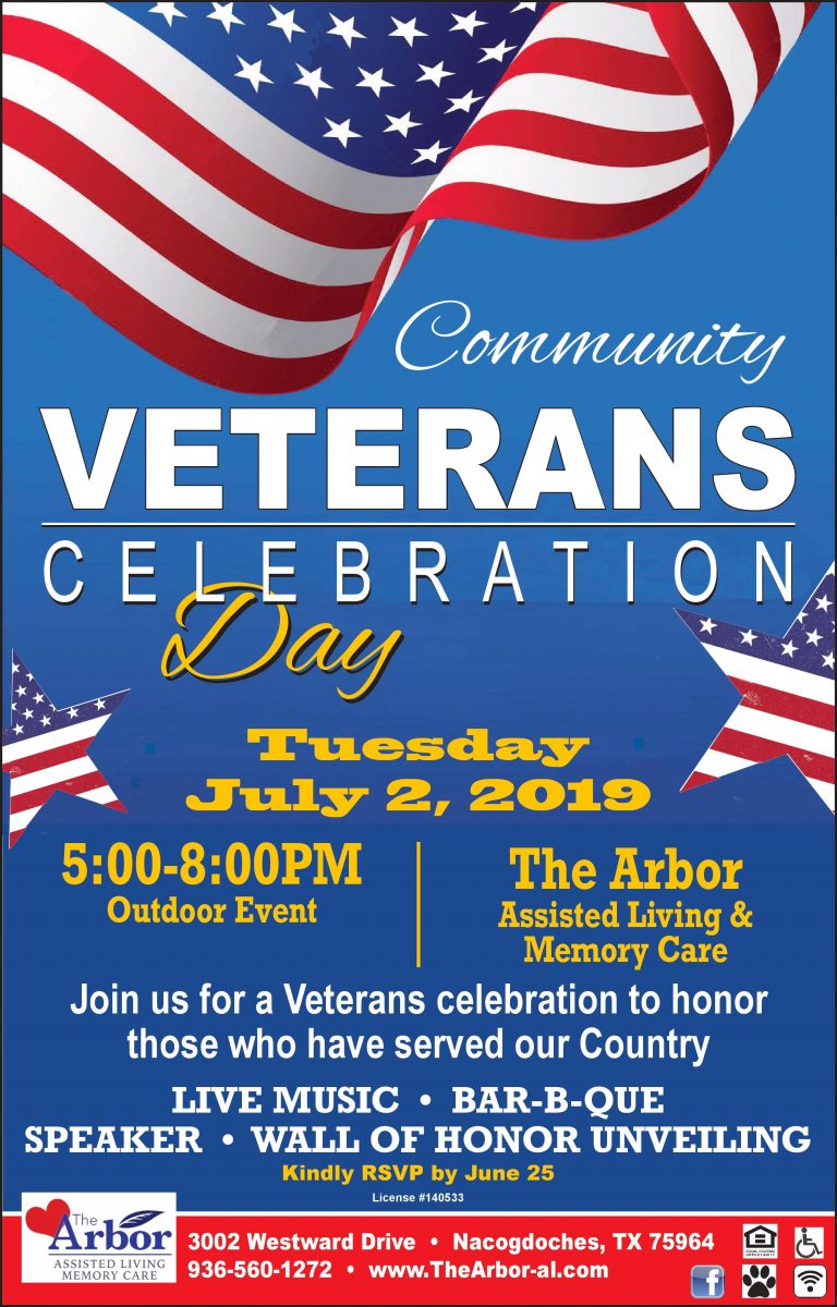 Veterans Celebration Day The Arbor Assisted Living & Memory Care